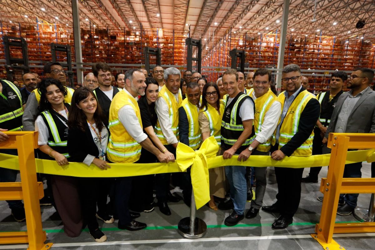 Simoes Filho Recebe Centro De Distribuicao Que Cria Quase 7 Mil Empregos| Foto: Joá Souza/GOVBA