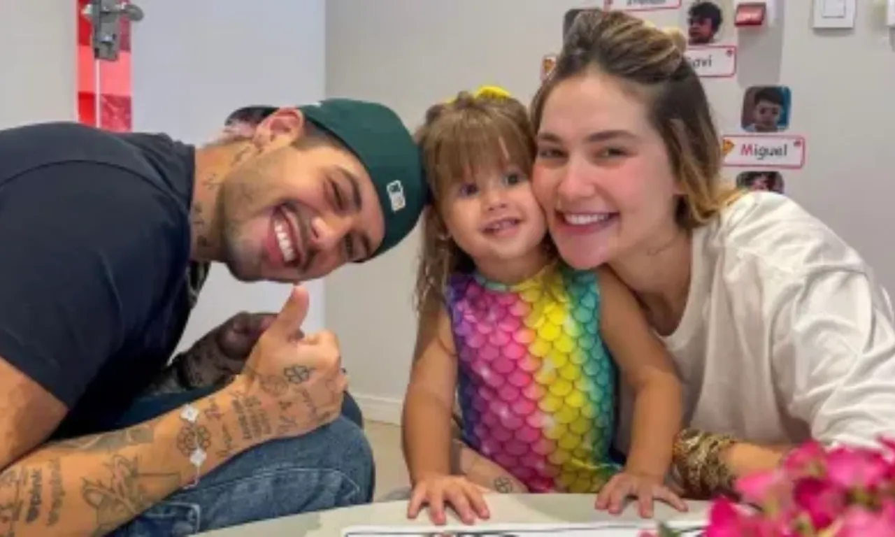Virginia, Zé Felipe e Maria Alice