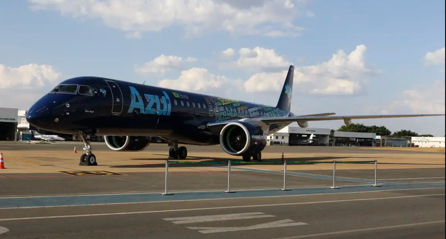 Companhia aérea Azul. Foto: Valter Campanato/Agência Brasil