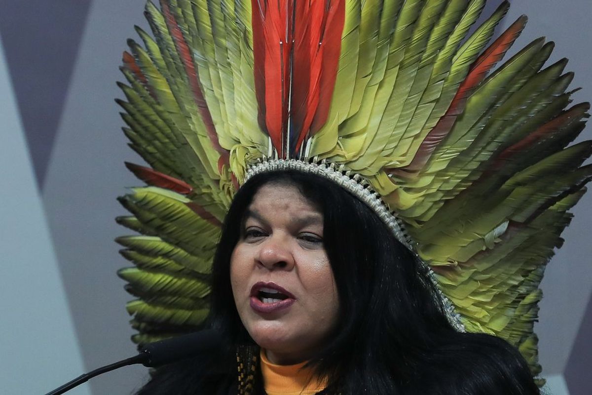 Ministra Sonia Guajajara melhora, mas segue internada. Foto: Lula Marques | Ag&ecirc;ncia Brasil