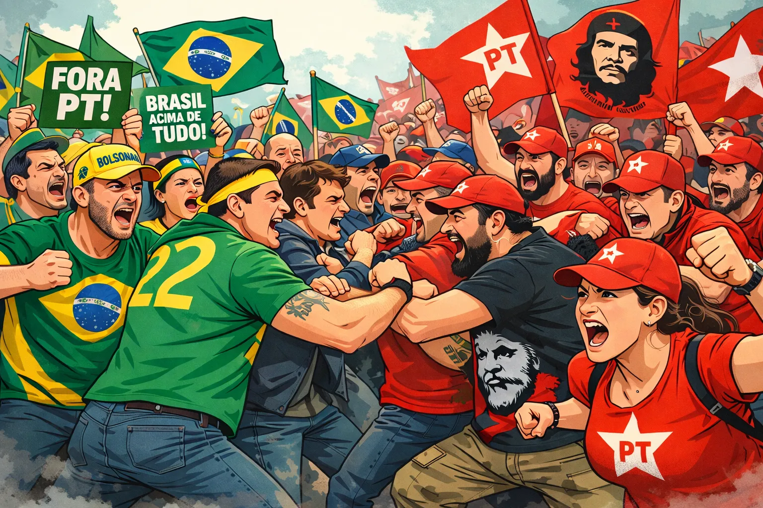 Datafolha: 35% se identificam com direita e 22%, com esquerda