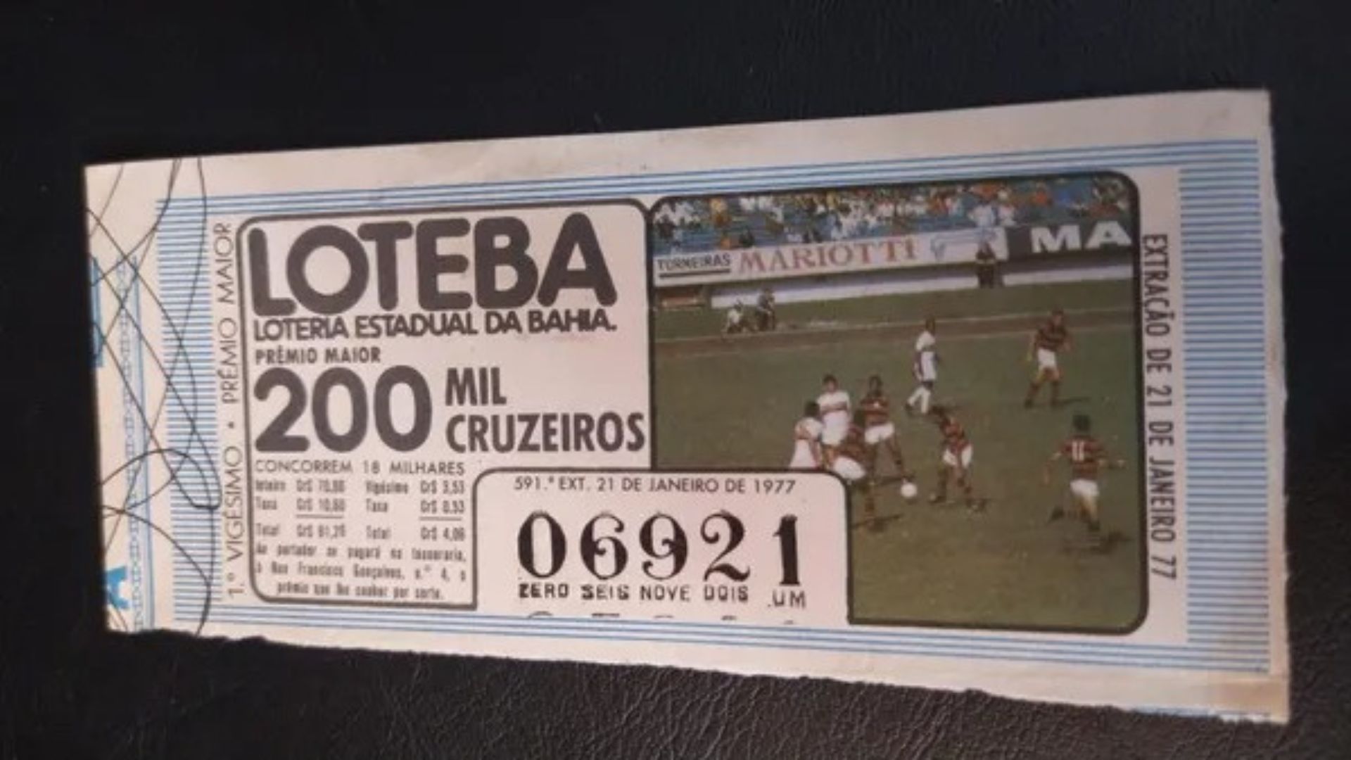 Reprodução/ Cida Melo; Tirinha Loteba em 1977
