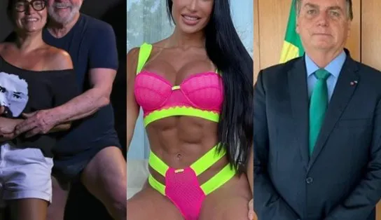 Musa fitness Gracyanne Barbosa elogia perna bem torneada de Lula e faz desafio a Bolsonaro