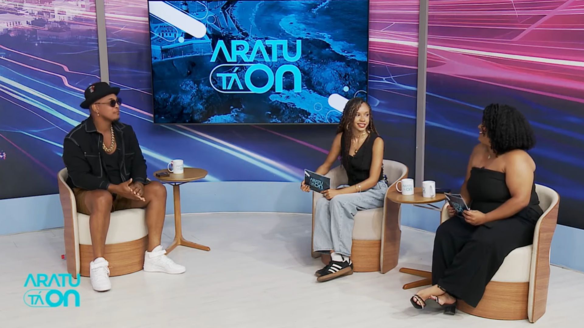 Robyssão elogiou O Kanalha durante o Aratu Tá On desta quarta-feira (10) | Imagem: Aratu On