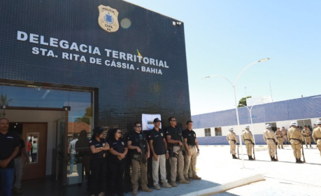 Delegacia de Santa Rita de Cassia.| Foto: Reprodu&ccedil;&atilde;o/ Pol&iacute;cia Civil