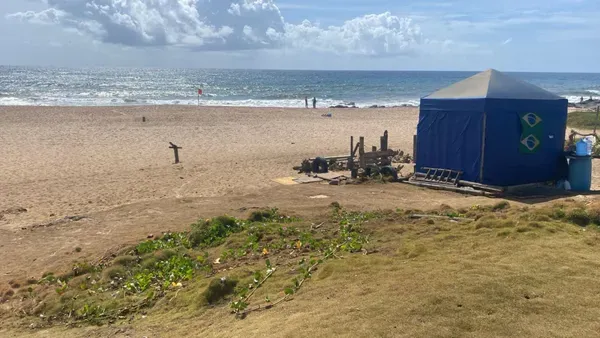 Jovem De 17 Anos Desaparece Na 'praia Do Cemit&eacute;rio' Foto Marcus Henrique  TV Aratu