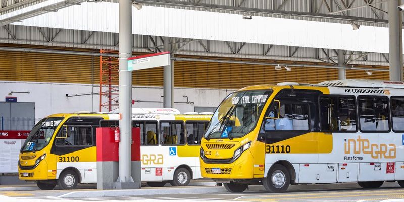 O Terminal Metropolitano Magalhães Teixeira conta com uma área de 12.500 m² e oito plataformas de embarque e desembarque/Foto: Bruno Concha/Secom PMS