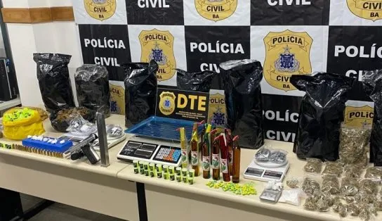 Ponto de venda de droga é desativado em Feira de Santana; três são presos