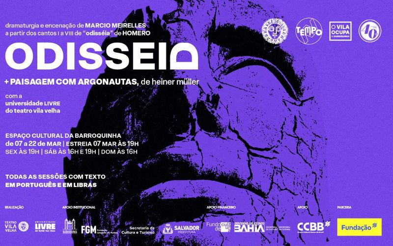 Uma releitura contempor&acirc;nea dos mitos gregos que conecta o &eacute;pico de Homero a debates pol&iacute;ticos e sociais atuais. A montagem prop&otilde;e uma experi&ecirc;ncia intensa e reflexiva ao p&uacute;blico/Foto: Divulga&ccedil;&atilde;o&nbsp;