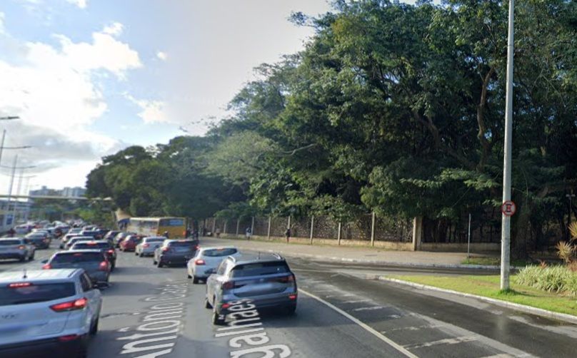 Ônibus não entram na Santa Cruz. Foto: Reprodução | Google Maps