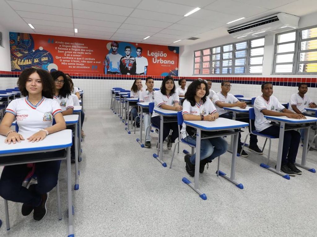 Escola. | Foto:  Pedro Moraes - Sec