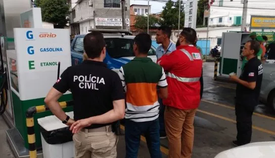 Polícia autua 20 postos de combustíveis de Salvador e Região Metropolitana por diversas irregularidades  