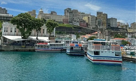 Imagem do terminal maritimo de Vera Cruz 