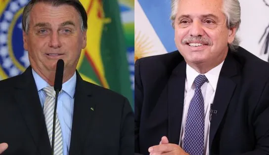 Presidente da Argentina diz que 'brasileiros vieram da selva' e Bolsonaro reage com ironia; "para eles não têm vacina"