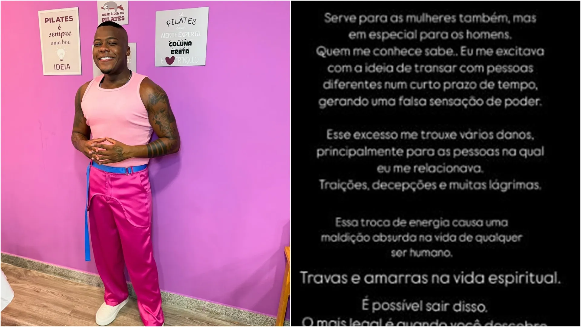 Escandurras desabafa sobre vida sexual: ‘Falsa sensação de poder’
