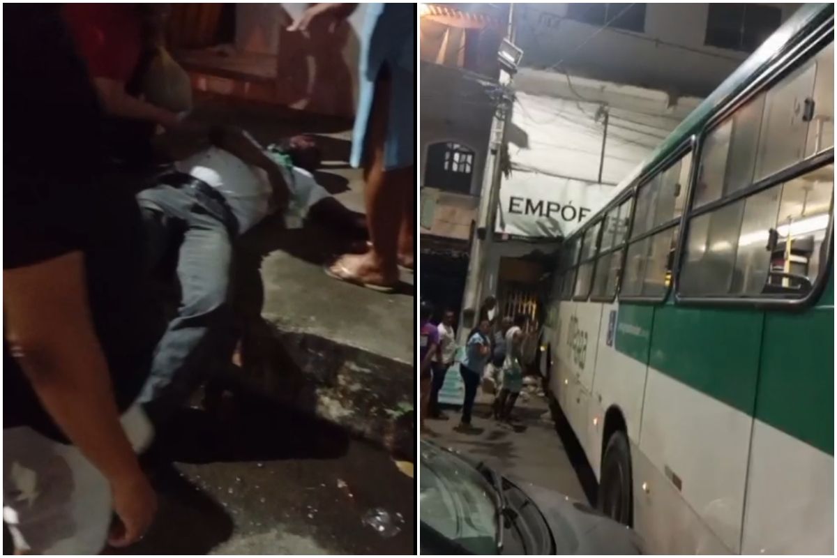 Imagens das redes sociais mostram estragos causados pela batida do ônibus em Boca da Mata. Foto: Redes Sociais