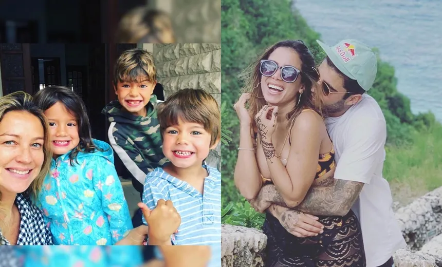 "Merda de separação", dispara Luana Piovani após filhos aparecerem cantando Anitta; assista