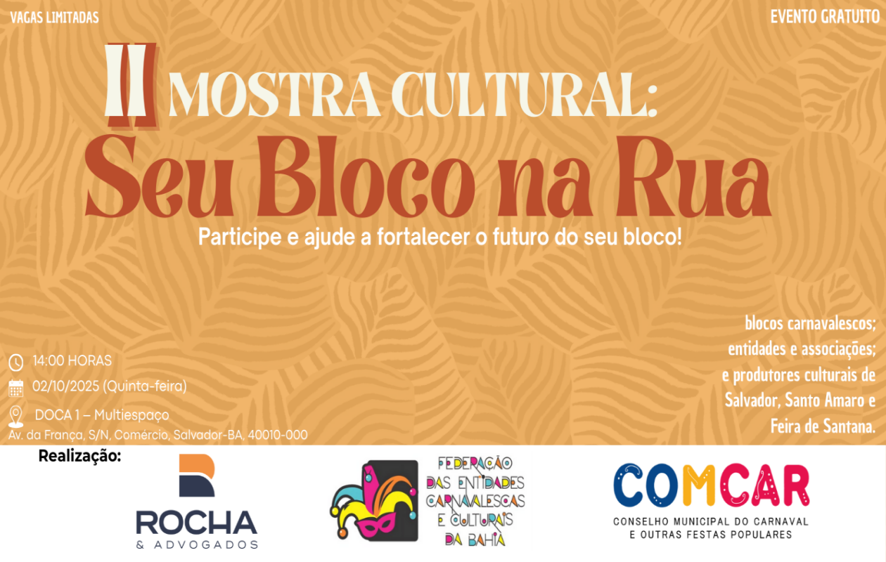 As inscrições para o encontro de orientação à blocos é feita no Sympla. Foto: Divulgação