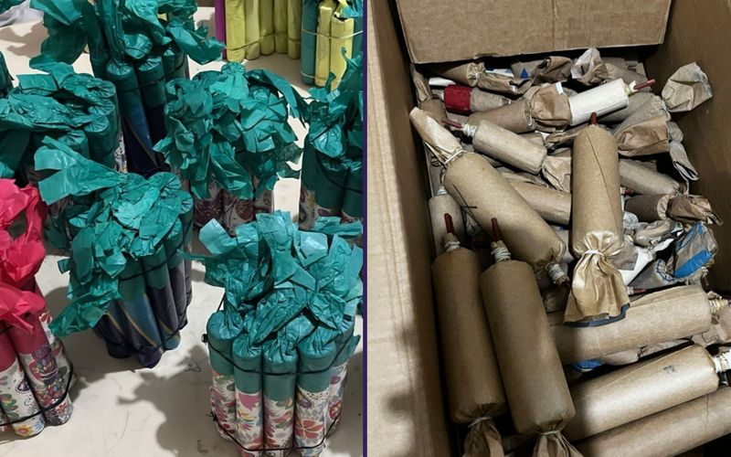 A comercializa&ccedil;&atilde;o de fogos de artif&iacute;cios exige autoriza&ccedil;&atilde;o dos &oacute;rg&atilde;os fiscalizadores e o cumprimento de normas rigorosas de armazenamento para evitar acidentes/Foto: Divulga&ccedil;&atilde;o / Ascom-PCBA