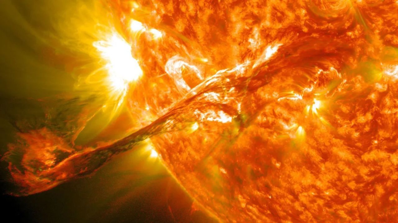 Tempestades Geomagn&eacute;ticas No Sol Reprodu&ccedil;&atilde;o NASA