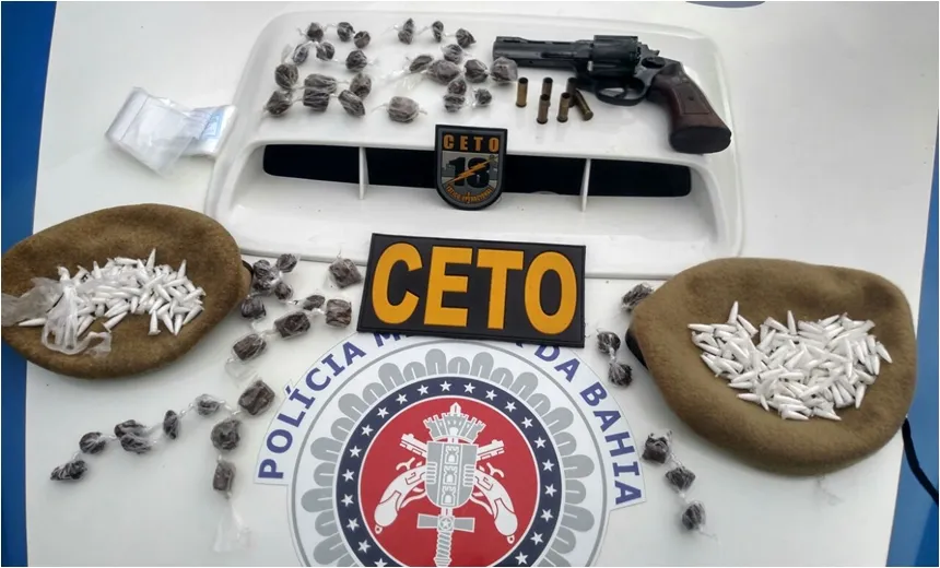 Mais de 300 porções de cocaína e maconha encontradas no Centro Histórico