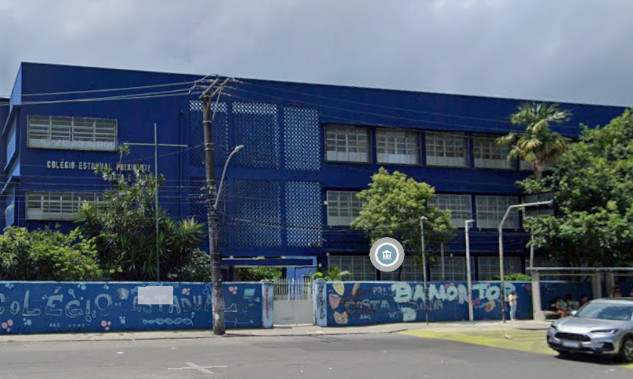 Estudante denuncia estupro coletivo dentro de col&eacute;gio estadual na Ribeira.Foto: Street View