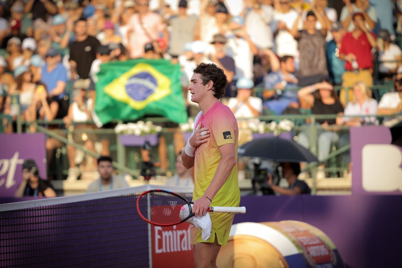 João Fonseca no torneio Argentina Open. Foto: Divulgação/Argentina Open