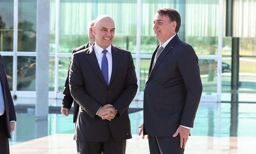 Jair Bolsonaro E Alexandre De Moraes Crédito Marcos Corrêa Pr