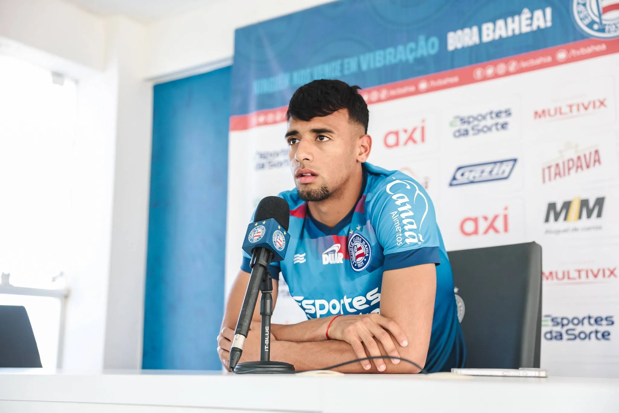 Lucho Rodríguez fala sobre adaptação ao futebol brasileiro e papel na equipe do Bahia