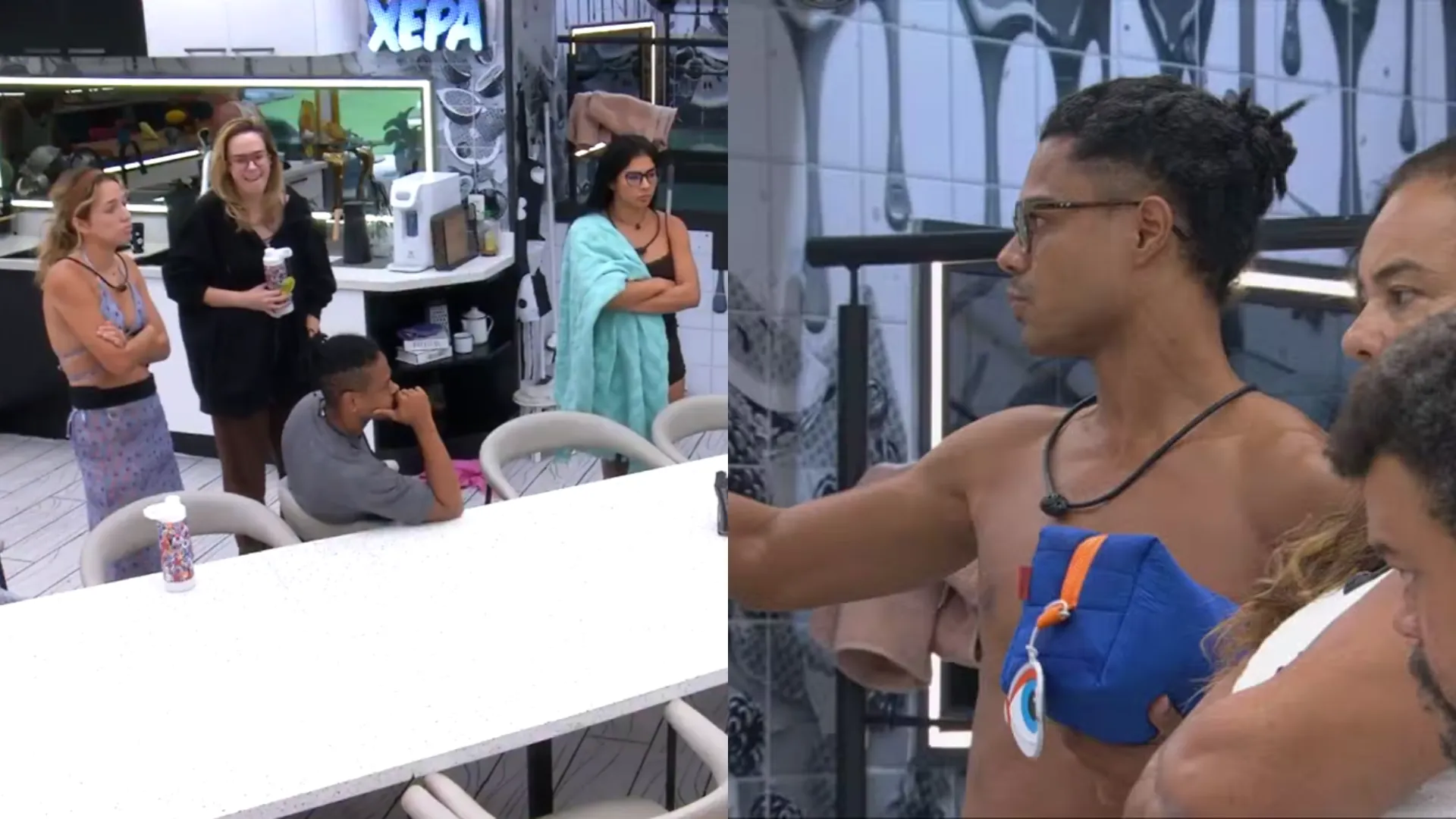 BBB 26: Após compras na Xepa, Breno diz que Ana Paula 'só come e não paga'