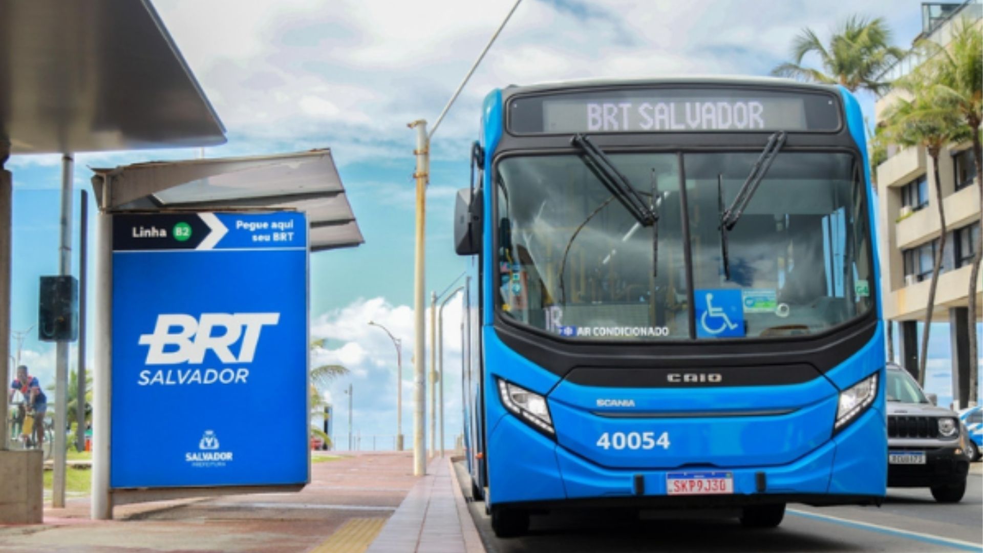 Linha B6 do BRT Salvador passa a operar em hor&aacute;rio integral a partir desta segunda; Foto: Bruno Concha / Secom PMS