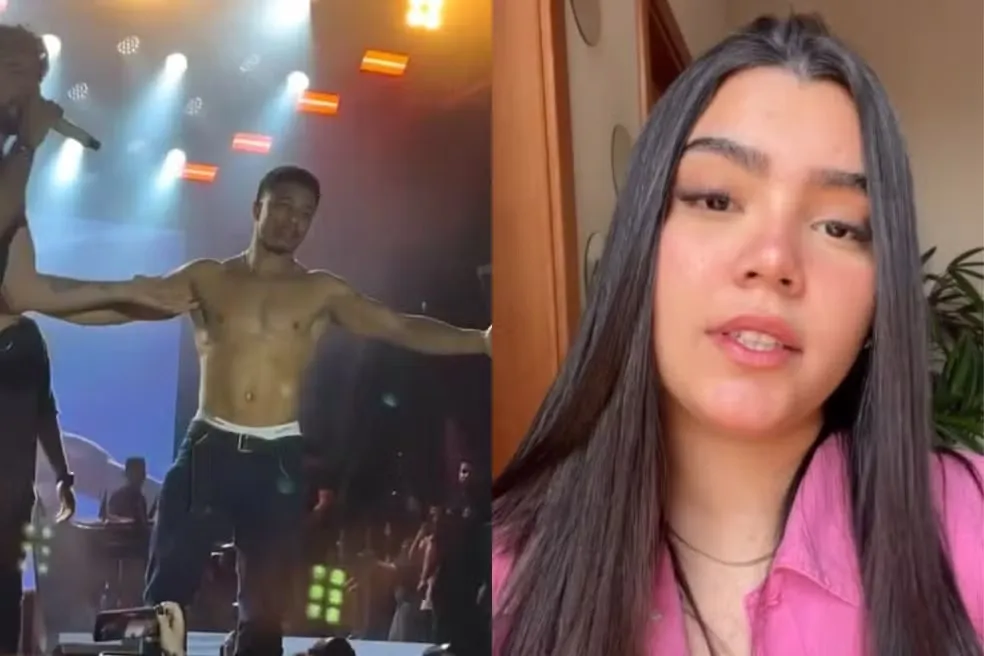 Jovem traída em show de Nattan agradece apoio das redes: 'Não estamos mais juntos'