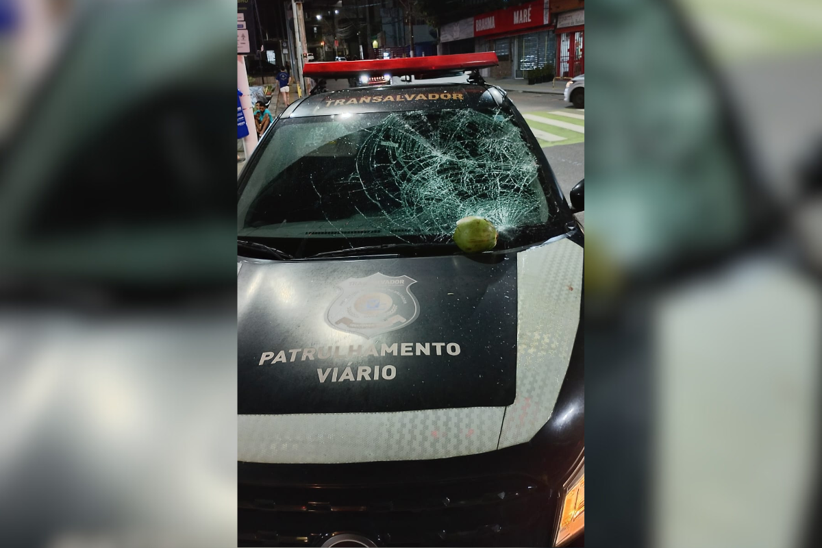 Viatura Transalvador Danificada