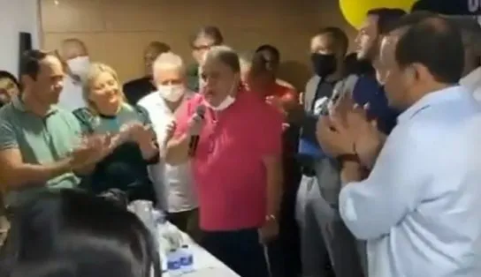 VÍDEO: em rara aparição, Geddel Vieira Lima ataca ACM Neto e chama PT de 'amigo' em evento com Jerônimo