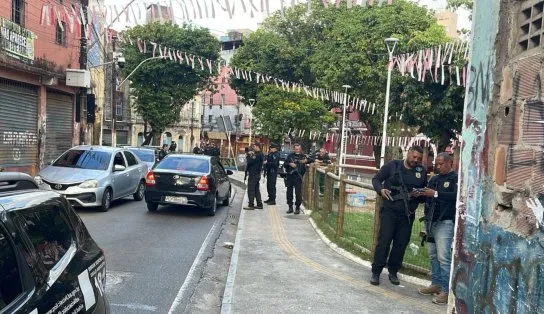 Suspeitos de tráfico de drogas são presos durante operação no Centro Histórico