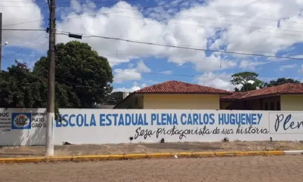 Escola Estadual Carlos Hugueney.Foto: Reprodução