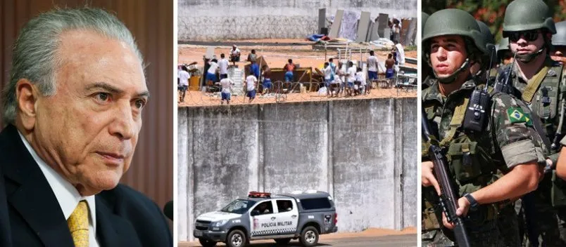 Temer sabia de tensão entre PCC e Comando Vermelho desde as Olimpíadas, diz ministro