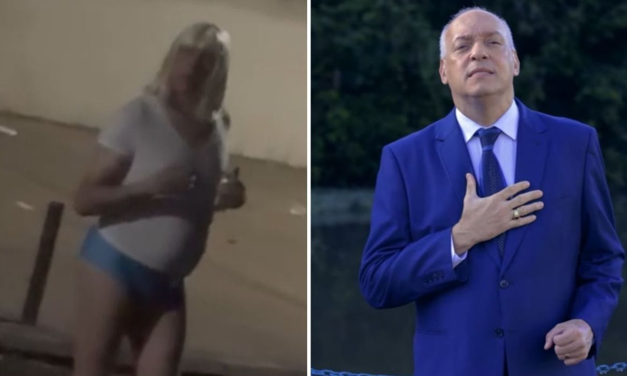 Pastor flagrado de calcinha recebe R$ 39 mil mensais como servidor público.Foto: Reprodução