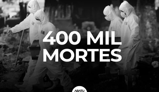 Brasil atinge marca de 400 mil mortos pela Covid-19; recorde é batido pouco mais de um mês após 300 mil mortos