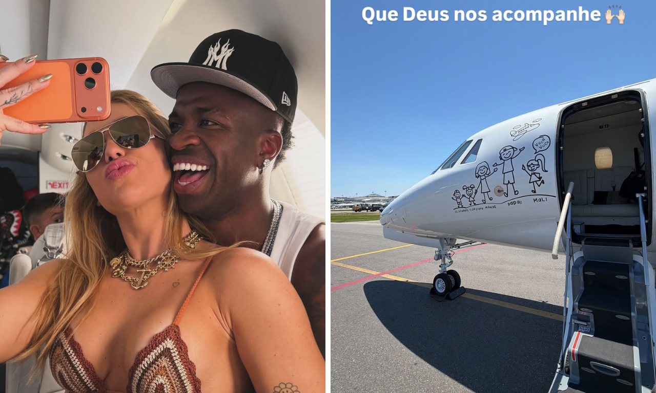 Virginia e Vini Jr. desembarcam em destino tur&iacute;stico da Bahia.Foto: Redes sociais