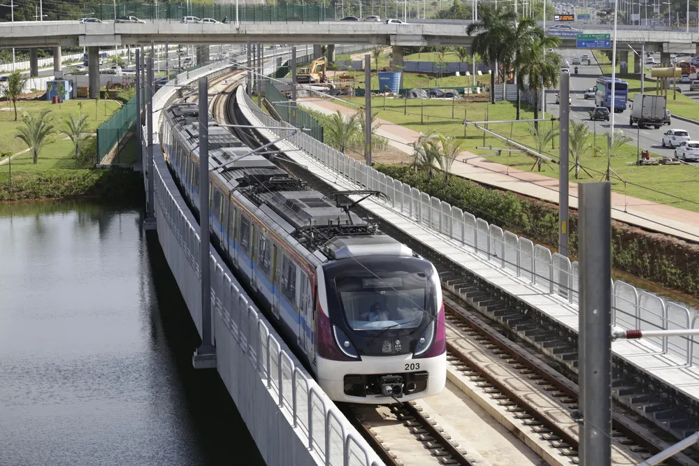 Imagem do metrô de Salvador 