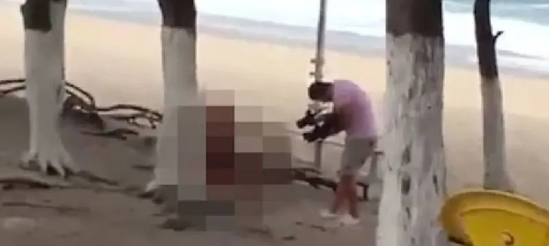 EM PLENA LUZ DO DIA: Filme pornô é gravado em praia do Rio de Janeiro