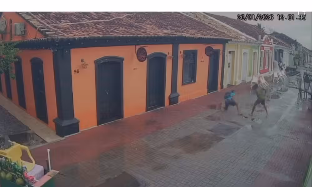 Pessoa Em Situação De Rua Morta Porto Seguro. Foto: Divulgação | Imagens de câmeras de segurança