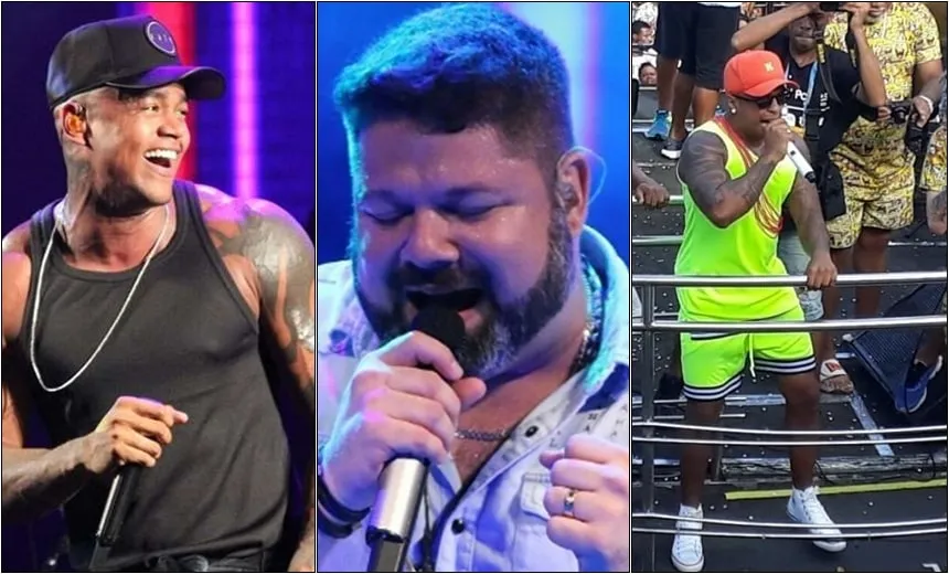Léo Santana, Danniel Vieira e Bruno Magnata estão no arrastão desta “Quarta de Cinzas”