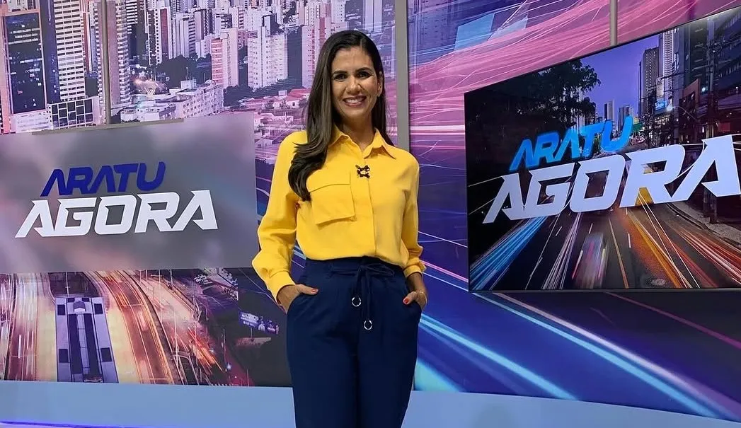 Jornalista Lícia Fontenele da TV Aratu. Foto: Reprodução / Redes Sociais 