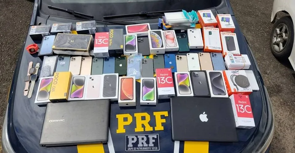 Trio é preso momentos depois de roubar loja de eletrônicos em Euclides da Cunha