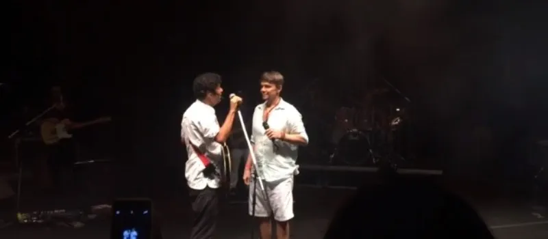NA CONCHA: Emocionado, Netinho faz participação especial em show de Jorge Vercillo