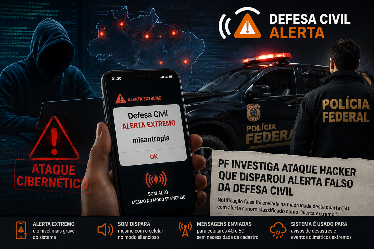 PF investiga ataque hacker. Foto: Ilustra&ccedil;&atilde;o | IA;ChatGPT