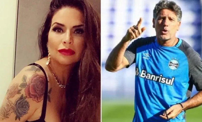 Solange Gomes fala de momento íntimo com renato Gaúcho: ??Ardeu e fiquei sem andar ??
