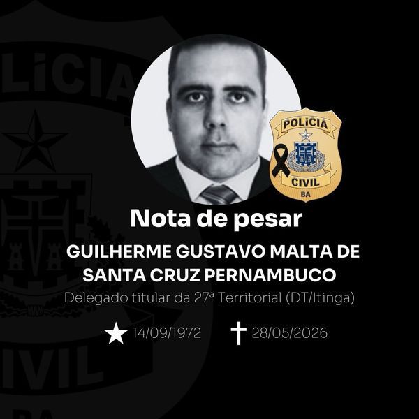 O delegado da Pol&iacute;cia Civil Guilherme Gustavo Malta de Santa Cruz Pernambuco, de 53 anos, foi encontrado morto dentro de casa. | Foto: Redes Sociais